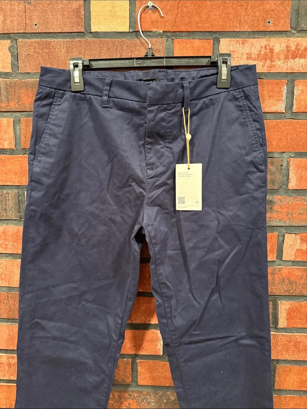 Quince Navy Pants